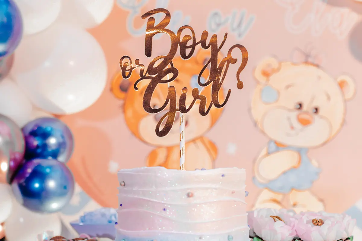 a cake for baby showers, weddings and special occasions